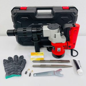Máy Chuyên Đục Tường Bê Tông D-max PRO DX-0810 (Màu Đỏ), Công Suất 1800W, Chuyên Dụng Cho Dân Thợ