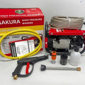Máy rửa xe cao áp Sakura KRT75 – Áp lực 20MPa, khung thép chắc chắn